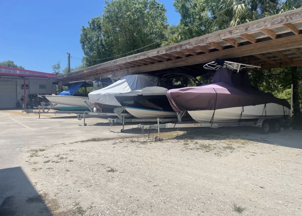 Covered vehicle parking